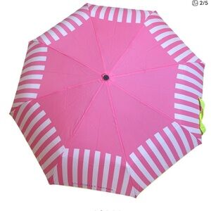 Victoria's Secret Pink and White Umbrella